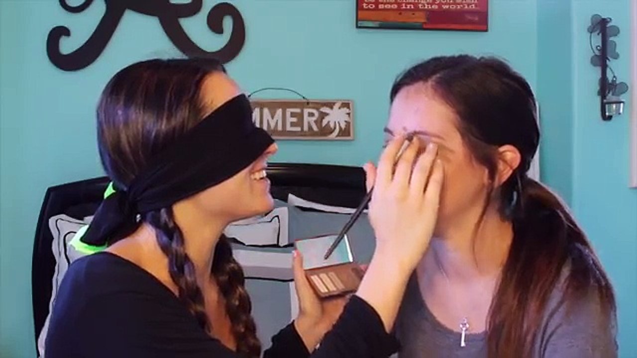 BLINDFOLDED Makeup Challenge!