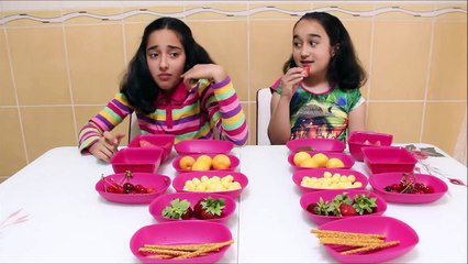 Kuzenim Asya ile YEMEK VAR İÇMEK YOK challenge, kazanan istediği ödül