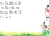 ASUS ZenPad 80 Z380M6B  Drehbare Tablet Schutzhülle mit Standfunktion  Touch Pen