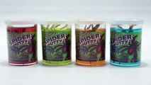 Creepy Crawler Spider Putty In 4 Colors! Are You Creeped Out By Spiders!