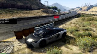 GTA 5 Highway Patrol - Police Lamborghini - LSPDFR 0.2b #22
