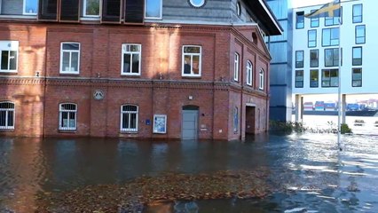 La ville la plus riche d'Allemagne inondée entièrement à cause d'une tempête !