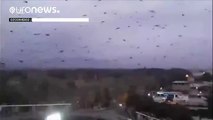 Invasion de milliers de corbeaux dans le ciel du Tajikistan !