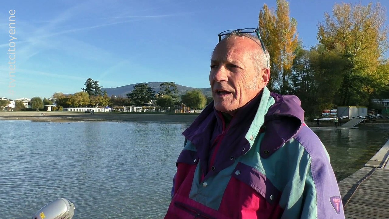 Une passerelle piéton va passer au dessus de la base d'aviron d'Aix les Bains