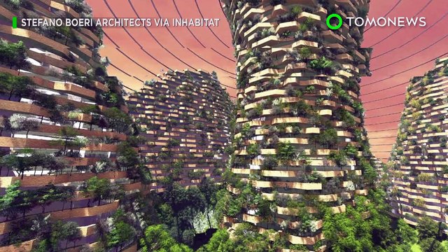 Colonia marciana: China conceptualiza colonia de ciudades bosque en Marte - TomoNews