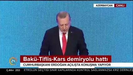 Bakü-Tiflis-Kars Demiryolu Hattı açılıyor