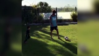 Isco Nutmegs His Own Kid!
