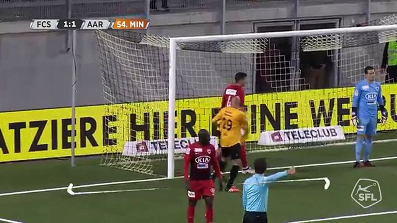 Schaffhausen 4:1 Aarau (Swiss Challenge League	28 October 2017)