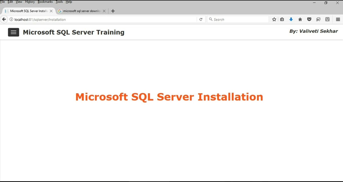 Microsoft SQL Server 2017 Installation - Part 3