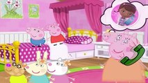 NEW #Peppa Pig & George Jumping on the Bed Mom Calls Doctor Nursery