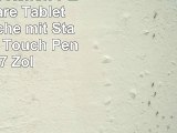 Archos 70c Xenon  7 Zoll Drehbare Tablet Schutztasche mit Standfunktion  Touch Pen  Rot