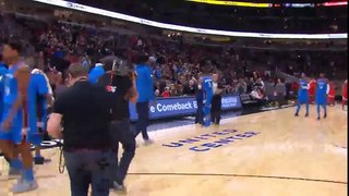 Presenter says Wessell Russbrook to Russell Westbrook!