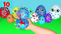 30 Surprise Eggs 3D for Kids to Learn Colors with Helicopter | Cars and Trucks | Nursery Rhymes