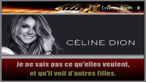 Céline Dion - D'amour ou d'amitié KARAOKE / INSTRUMENTAL
