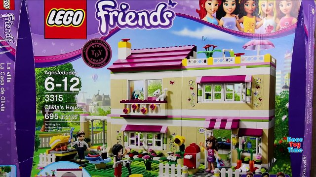 Lego Friends Olivias House Building Set Review Stop Motion Toy For Kids