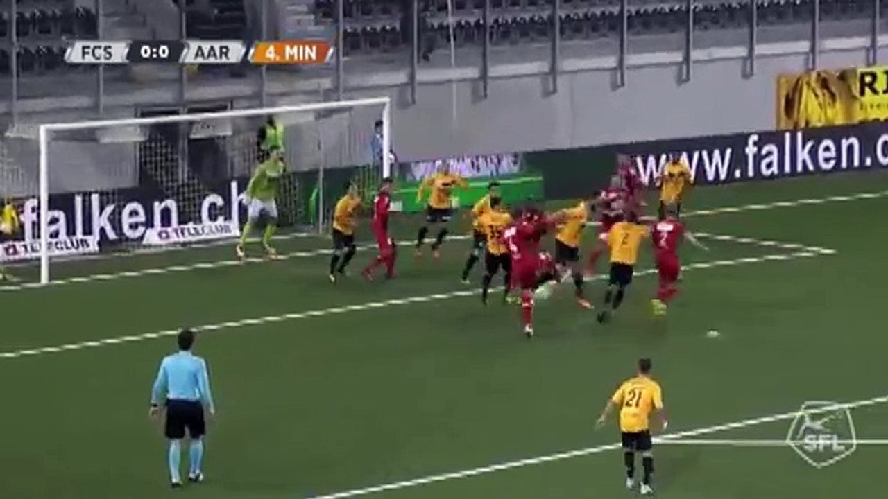 Schaffhausen 0:1 Aarau (Swiss Challenge League	28 October 2017)