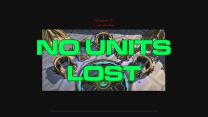 Starcraft II - Custom Campaign: The Hammer of Dawn - Hard - Mission 7: Lost World (No Units Lost)
