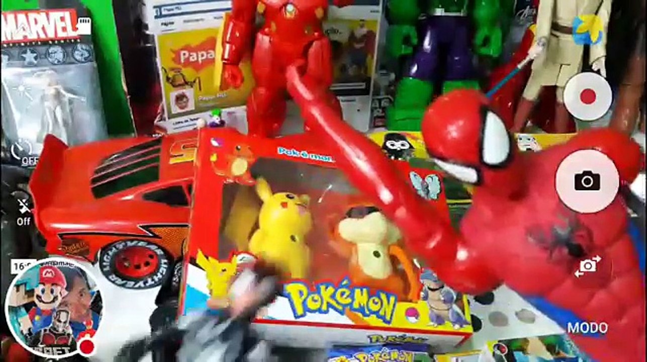 Homem Aranha Spider Girl Garota ranha Homem Formiga Pokemon X Lagarto Darth Vader Marvel Brinquedos