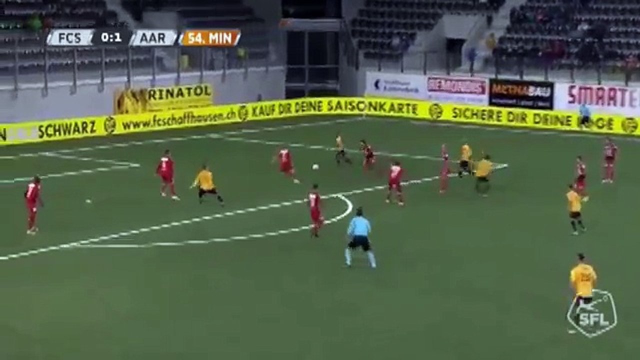 Schaffhausen 1:1 Aarau (Swiss Challenge League	28 October 2017)