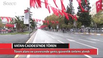 Vatan Cadesi'nde 29 Ekim töreni