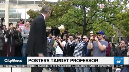 Posters start appearing in Toronto warning that U of T Professor Jordan Peterson has neo-nazi ties