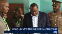 i24NEWS DESK | Kenya low vote deepens division at elections | Sunday, October 29th 2017
