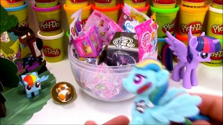 MLP Twilight Sparkle Giant Playdoh Surprise Egg with Shopkins and MORE!