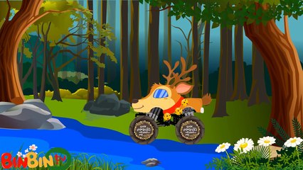 Batman Truck vs Superman Truck | Big Monster Truck For Children | Cartoon For Kids