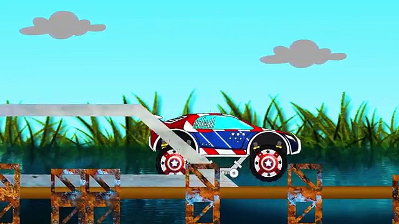 Моnster Trucks - Monster trucks For Children – Super hero And Police Monster Trucks - Kids Video