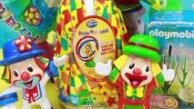 Ovos de Páscoa Patati Patatá brinquedos surpresas Playmobil bonecos 2017