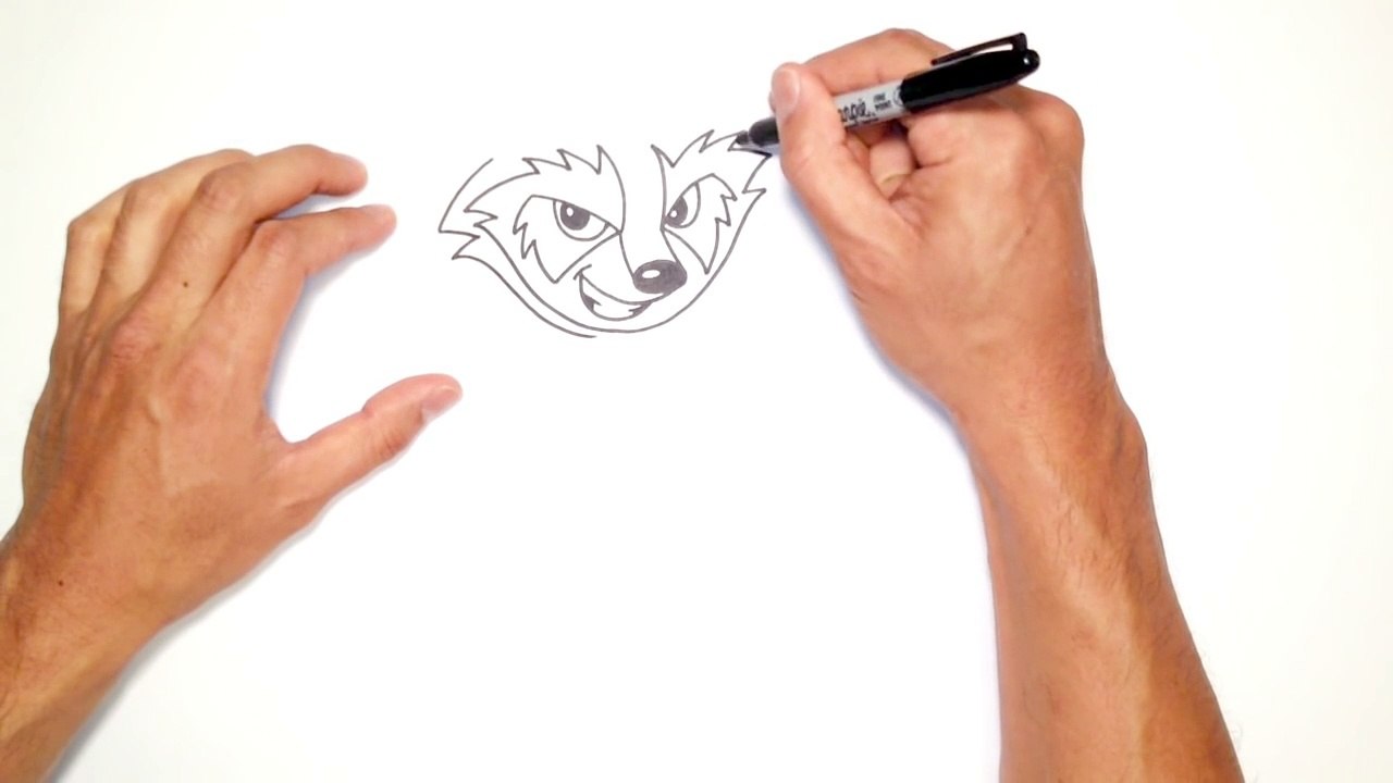 How to Draw Rocket Raccoon- Step by Step Video Lesson