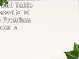 Emartbuy Majestic TAB494 3G 9 Zoll Tablet PC Universal  9  10 Zoll  Türkis Premium PU