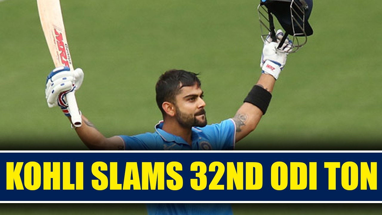 India vs NZ 3rd ODI: Virat Kohli slams his 32nd ton in one days , becomes fastest to 9000 runs