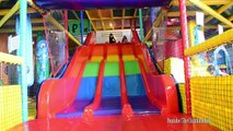 Indoor Playground Family Fun Kids Play Center 3 floors Playroom Slides Ball Pool Spinning Pole