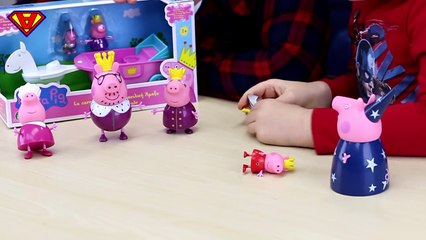 LA CARROZZA REALE DI PEPPA PIG E LA SUA FAMIGLIA - giochi per bambini - gita in carrozza con George