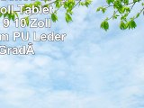Emartbuy Archos 96 Xenon 96 Zoll Tablet Universal  9  10 Zoll  Rot Premium PU Leder