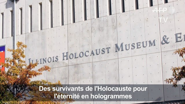 Des survivants de l'Holocauste pour l'éternité en hologrammes