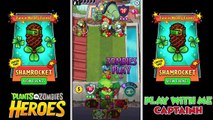 Plants vs Zombies Heroes Walkthrough 114 - I NUKED 4 Ugly GARGANTUARS with SHAMRocket