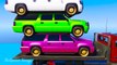 SUVs Cars Cartoon with Superheroes - Learn Numbers and Colors for Kids - Nursery Rhymes