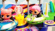 LOL Surprise Dolls - Toy Babies Go To Amusement Park at Playmobil Fair - Stories With Toys & Dolls