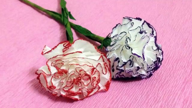 How to Make Tissue Paper Flowers - Making Tissue Paper Flowers - Paper Flower Tutorial