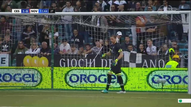 Moutir Chaija GOAL HD - Cesena 1 - 1 Novara 28.10.2017