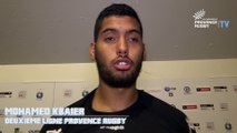 Albi / Provence Rugby : la réaction de Mohamed Kbaier