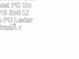Emartbuy iBowin P940 9 Zoll Tablet PC Universal  9  10 Zoll  Lila Premium PU Leder