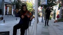 Şişli Sokaklarında Cumhuriyet Bayramına Özel Müzik Dinletisi