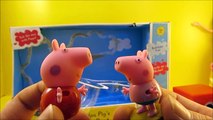 New Peppa pig Grandpa Holiday boat W Surprise Play Doh Egg Unboxing - WD Toys