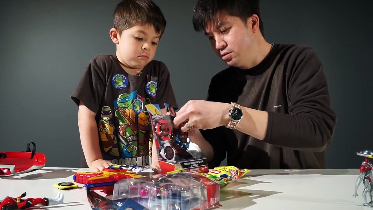 Power Rangers Ninja Steel Surprise Egg w Ninja Steel Morpher Imaginext Blind Bags Splat Balls TOYRAP