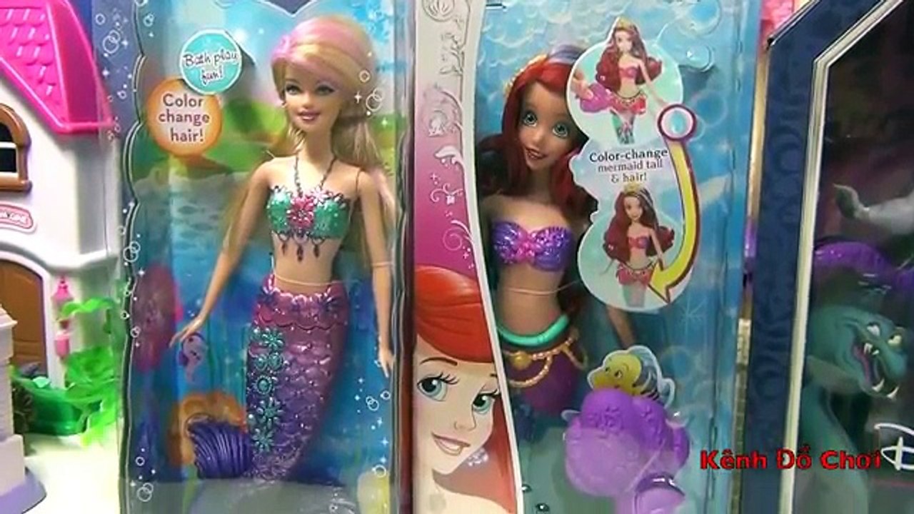 Nhuộm Tóc Cho Mermaid Nàng Tiên Cá Barbie Và Ariel (Thùy Hương) Bà Phù Thủy Ursula Và Aladdin