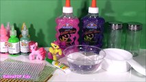 DIY MLP Glitter MINI SLIME Jars! Pinke Pie Fluttershy! Squishy Putty! Lip Gloss SHOPKINS!