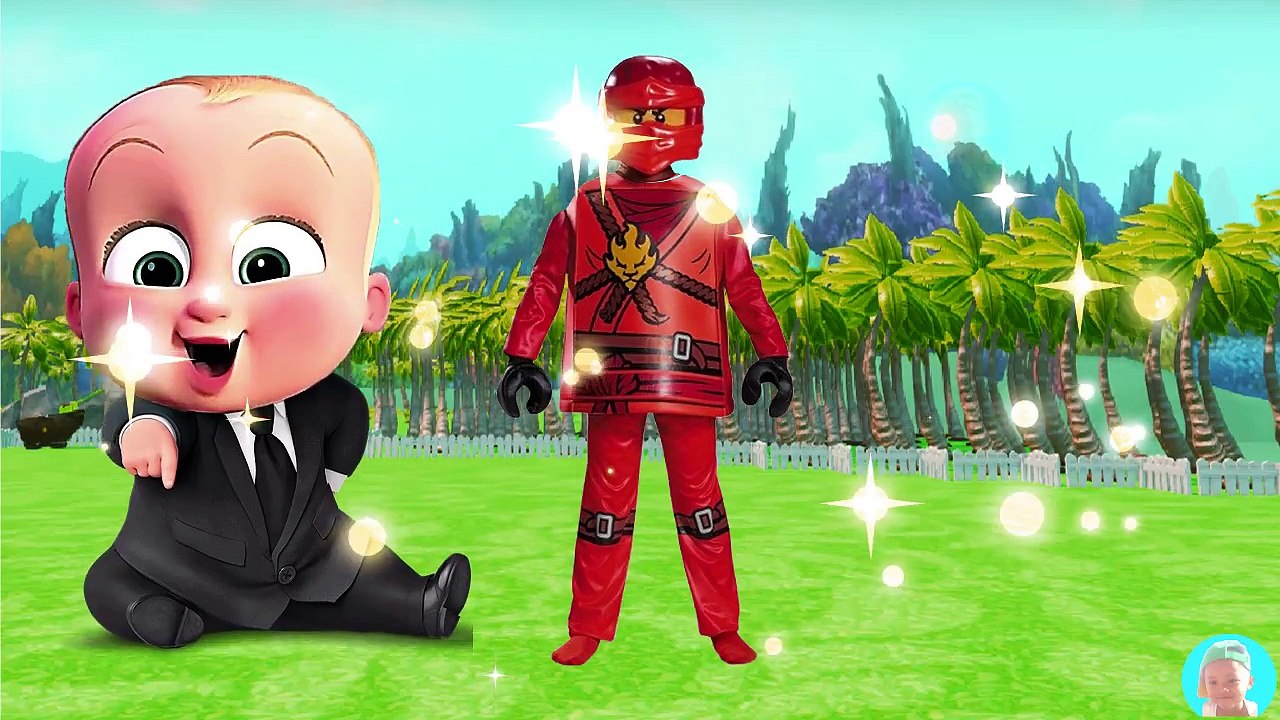 Wrong Brick Bodies with LEGO Ninjago Brick Kai, Jay, Lloyd and Zane Finger Family Songs Nursery Rhym